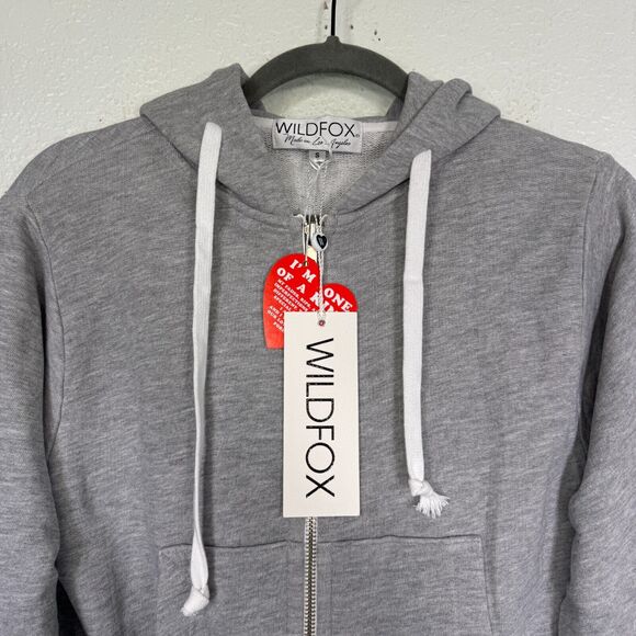 Wildfox Bridesmaid Jacket Women Small Zip Up Hoodie Sweatshirt Wedding Gift NEW - Picture 4 of 9